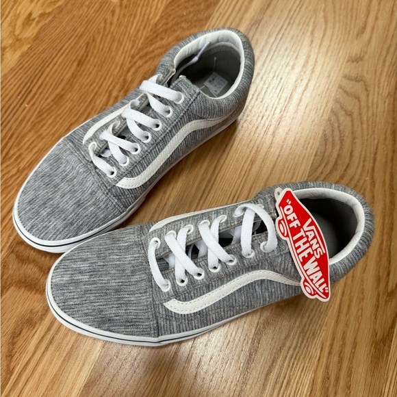 NWT Vans Old Skool RIB KNIT GRAY size 8.5 - Picture 7 of 7